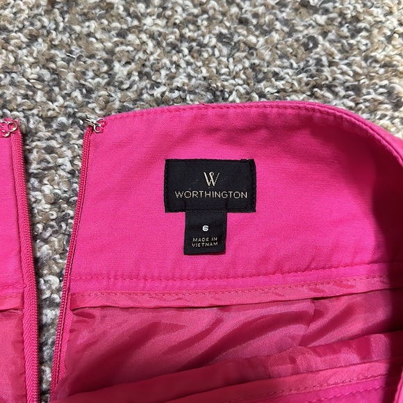Worthington Pink Pencil Skirt size 6 - Picture 3 of 3